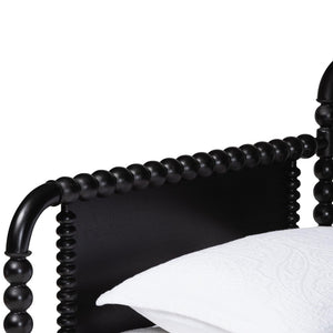 Baxton Studio Baxton Studio Lucera Bobbin Daybed with Rolling Trundle - Timeless Wooden Sofa Bed for Guests & Relaxation Black MG0110-4-Black-Daybed/T