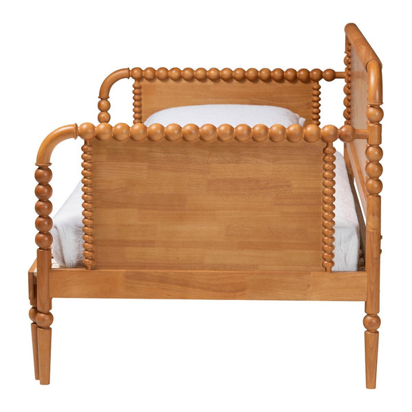 Baxton Studio Baxton Studio Lucera Expandable Twin-to-King Daybed - Classic Oak Wood Frame with Spindle Design MG0110-5-NTOak-Twin to King-Daybed