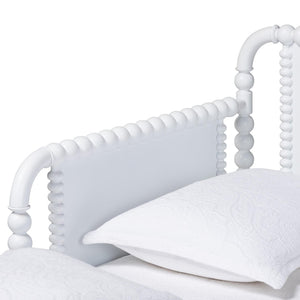 Baxton Studio Baxton Studio Lucera Expandable Daybed - Versatile Twin-to-King Wood Bed Frame with Vintage Charm MG0110-5-White-Twin to King-Daybed