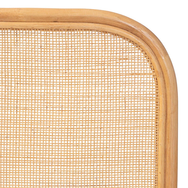 Baxton Studio bali Agota Natural Rattan Headboard - Handwoven Coastal Boho Design, Effortless Style for Your Bedroom Agota-Light Honey/Rattan-HB-Queen