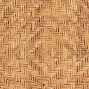 Baxton Studio bali & pari Adam Handwoven Rattan Dining Chair - Curved Backrest, Removable Cushion, Coastal Charm Adam-Light Honey/Rattan-Cushion-DC