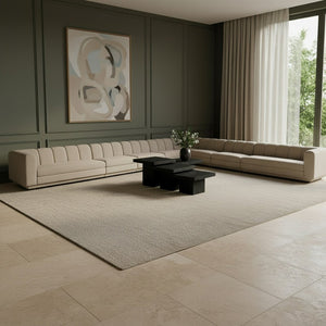 Meridian Furniture Modari Chenille Blend 8 Piece Modular Sectional with Channel Tufted Back 143Beige-Sec8A