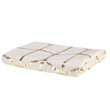 Intelligent Design Raina Modern/Contemporary Metallic Printed Duvet Cover Set ID12-1511 Ivory/Gold