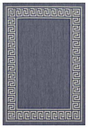 English Elm Sunshine Blue Indoor/Outdoor Area Rug, 2'7" X 7'3", Durable, Kid-Friendly, Easy To Maintain Style B186P198855-GIGA