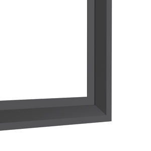 English Elm 60"X40" Oversized Modern Rectangle Mirror - Black Aluminum Frame For Versatile Wall Or Floor Use W708P297675