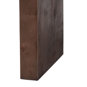 Baxton Studio bali Revelle Modern Burl Wood Console Table in Dark Walnut - Stunning Waterfall Design for Home Decor SVN-14-Dark Walnut-Console Table