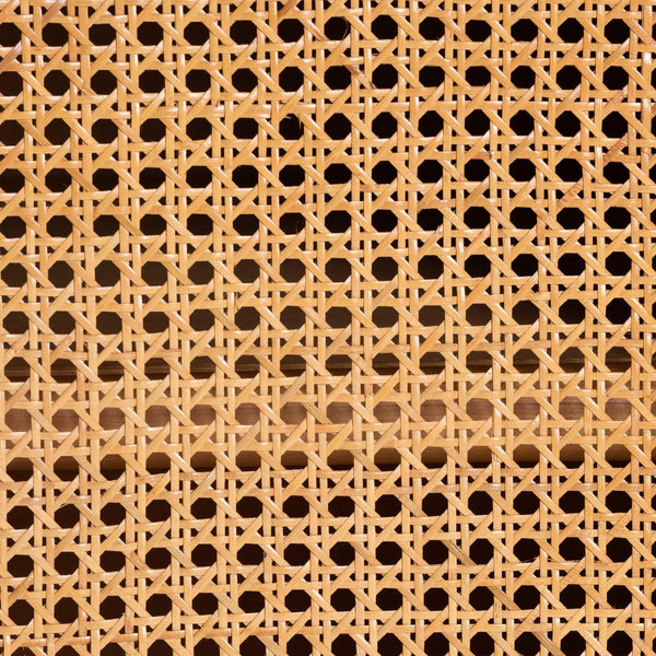 Baxton Studio bali McKenna Handwoven Rattan Sideboard - Coastal Boho Buffet with Ample Storage & Curved Design McKenna-Light Honey Rattan-Cabinet