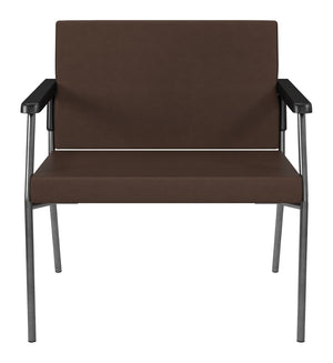 OSP Home Furnishings Bariatric Big and Tall Guest Chair with Reinforced Metal Frame for Waiting Rooms Java BC9603-R102