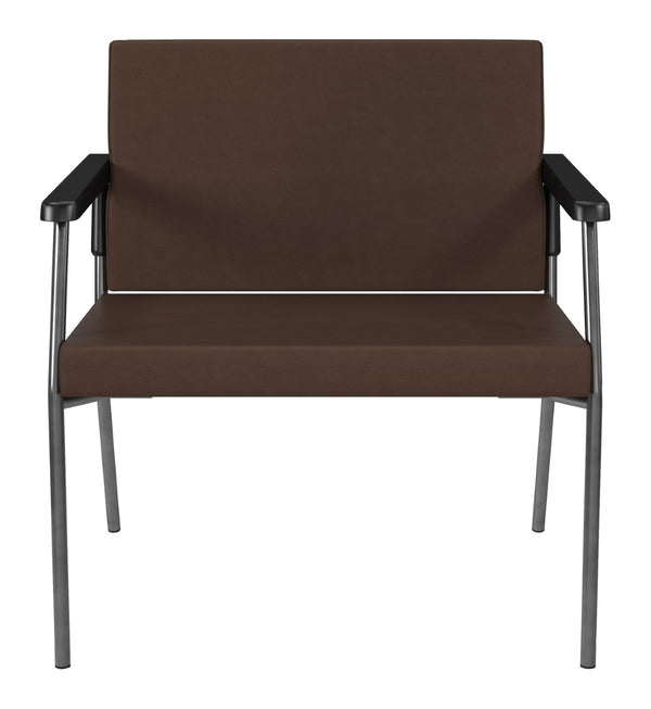 OSP Home Furnishings Bariatric Big and Tall Guest Chair with Reinforced Metal Frame for Waiting Rooms Java BC9603-R102
