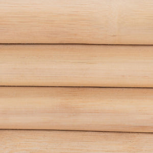 Baxton Studio bali Bali Hadley Queen Natural Rattan Bed Frame with Geometric Headboard - Coastal Boho Bedroom Style Hadley-Natural/Rattan-Queen