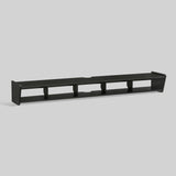 Floating 70-Inch Wall-Mounted TV Stand - Minimalist Design with Cubby Storage & Cable Management Ports