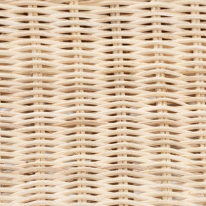 Baxton Studio bali Adonis Rattan Display Shelf – 6-Tier Pagoda Top Bookcase, Coastal Boho Storage Organizer Unit Adonis-Natural/Rattan-Shelf