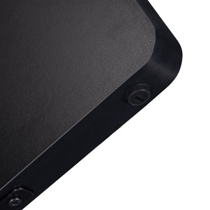 English Elm Round 43-Inch Faux Marble Dining Table for 4 — Mid-Century Modern Cafe Style, 350lb Capacity, Easy Assembly White+Black N752P245707K