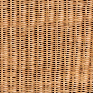 Baxton Studio Bali Palm Scalloped Rattan Coffee Table - Handcrafted Wicker Accent Table For Chic Coastal Living Light Honey Natural Rattan,Plywood(Underneath Tabletop),Metal(Internal Frame） Palm-light Honey Rattan-rectangular-coffee Table