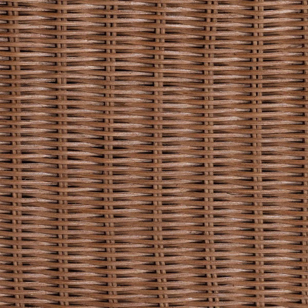 Baxton Studio bali & pari Detta Natural Rattan Sectional Set - Handwoven Wicker Lounge Sofa for Cozy Living Rooms 4-Piece Detta-Peanut Brown-Rattan-4PC Sectional Set