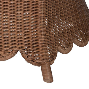 Baxton Studio bali Detta Natural Rattan 3-Piece Living Room Set - Handcrafted Boho Wicker Sofa, Loveseat & Chair Detta-Peanut Brown-Rattan-3PC Set