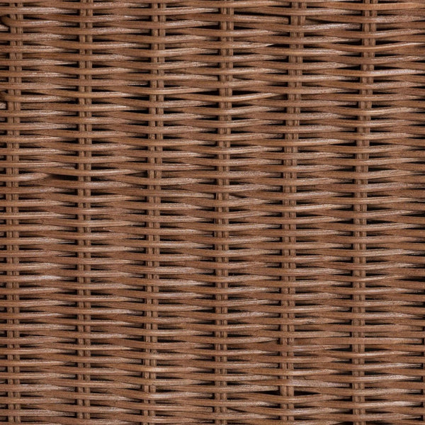 Baxton Studio bali Detta Natural Rattan 3-Piece Living Room Set - Handcrafted Boho Wicker Sofa, Loveseat & Chair Detta-Peanut Brown-Rattan-3PC Set