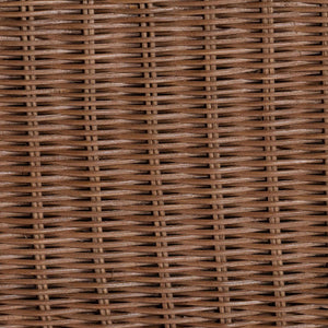 Baxton Studio bali & pari Detta Handwoven Rattan Loveseat - Plush Cushions, Scalloped Frame, Boho Chic for Cozy Spaces Detta-Peanut Brown-Rattan-Cushion-LS