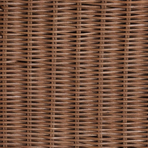 Baxton Studio bali Natural Rattan Sofa with Plush Cushions - Handwoven Boho Settee for Sunroom & Lounge Décor Detta-Peanut Brown-Rattan-Cushion-Sofa