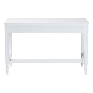 Baxton Studio Baxton Studio Roni Writing Desk - Stylish Modern Cottage Desk with Scalloped Detail for Home Offices Roni-White-Desk