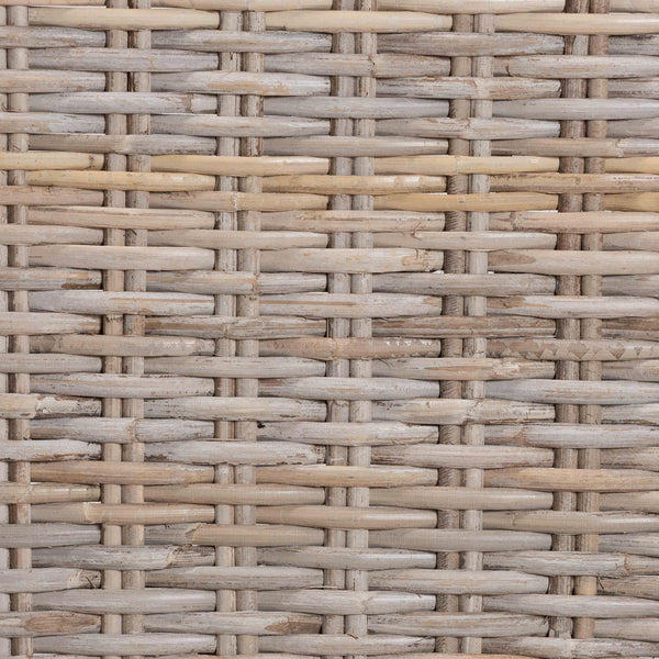 Baxton Studio Bali & Pari Niesha Handwoven Rattan Counter Stool Mahogany Frame with Cushion MD-39928-Luca Grey/NT Rattan-Cushion-CS