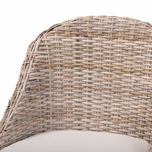 Baxton Studio Bali & Pari Lara Handwoven Kubu Rattan Wingback Counter Stool for Kitchen Island MD-39929-Dirgahayu Grey/NT Rattan-Cushion-CS