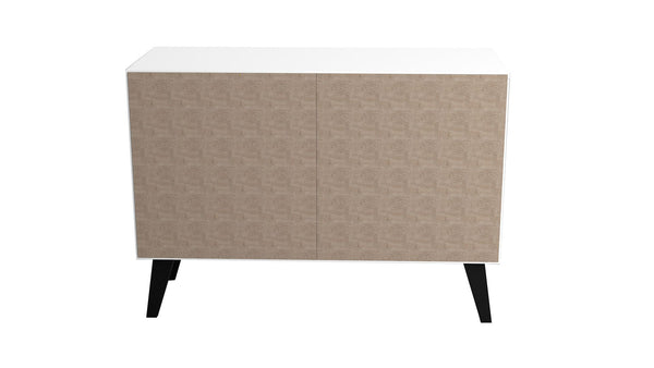 Manhattan Comfort Amsterdam Mid-Century Modern Cabinet White 144AMC205