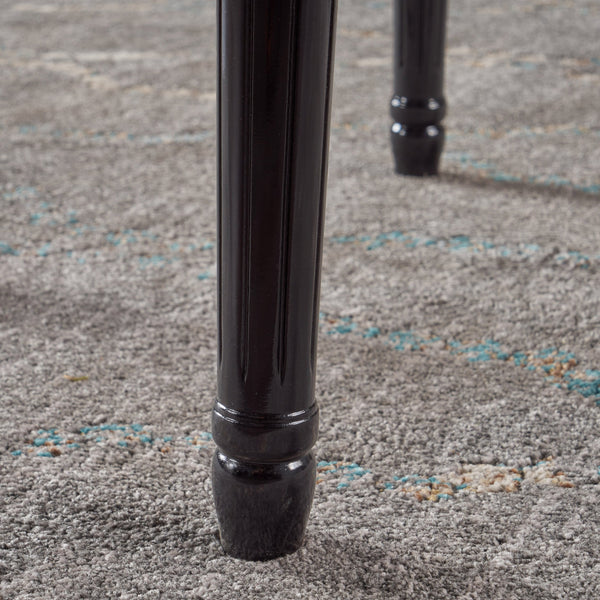 English Elm Christopher Knight Home® - KD Velvet Dining Chairs Set of 2 in Navy Blue – Plush Upholstery, Birch Frame, Gloss Black Legs, Classic Modern Blend 61363.00