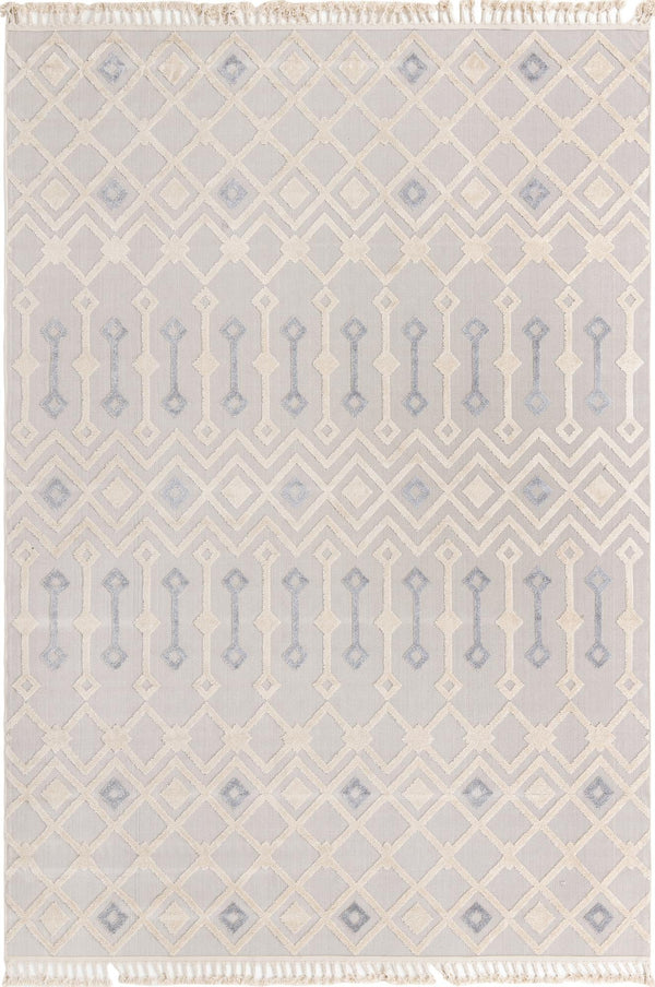 Unique Loom Arlo Lenny Machine Made Tribal Rug Sandy Beige, Beige/Gray 9' 10" x 14' 1"