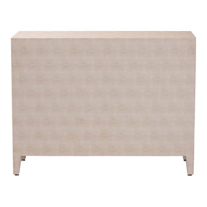 Baxton Studio Baxton Studio Nira Faux Shagreen Storage Cabinet - Stylish 2-Door Sideboard for Modern Living Spaces JY24B281-Beige Faux Shagreen-Cabinet