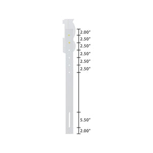 Baxton Studio Baxton Studio Nansen Wood Headboard - Coastal Modern Design with Adjustable Height & Scalloped Frame Full, White MG9811-1-White-HB-Full