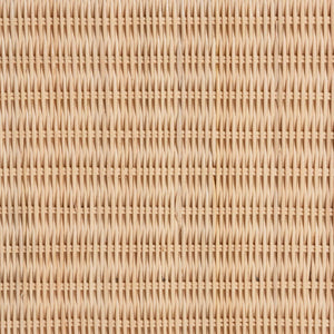 Baxton Studio bali Lanica Braided Rattan Console Table - Japandi-Style Entryway Storage with Drawers & Shelves Braided Sun Bleached Ivory Rattan-Version 2-Console Table