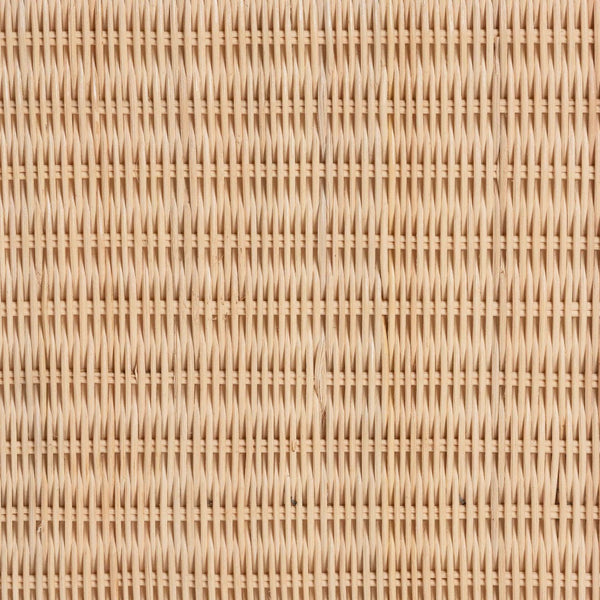 Baxton Studio bali Lanica Braided Rattan Console Table - Japandi-Style Entryway Storage with Drawers & Shelves Braided Sun Bleached Ivory Rattan-Version 2-Console Table