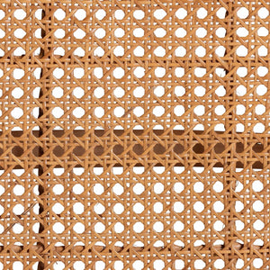 Baxton Studio bali Elsa Natural Rattan Dining Chair - Handcrafted Coastal Boho Side Chair with Plush Cushion Comfort Elsa-KYG-Light Honey Rattan-Cushion-DC