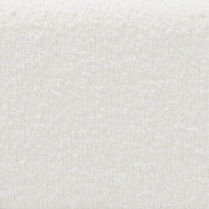 Baxton Studio Baxton Studio Aerona Canopy Bed - Plush Cream Boucle Upholstered Four-Poster with Tufted Headboard BBT61369-Canopy Cream-Queen