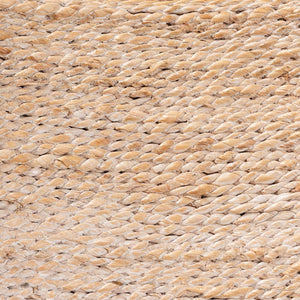 Baxton Studio bali Ridley Seagrass Counter Stool - Coastal Mahogany Frame with Cushioned Seat for Kitchen Bar MD-39834 Ridley-White Wash-Cushion-CS