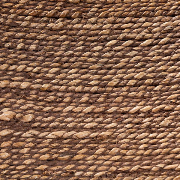 Baxton Studio bali Ridley Seagrass Bar Stool with Mahogany Frame - Chic Coastal Seating for Kitchen Island & Lounge MD-39835 Ridley-Brown Wash-Cushion-BS