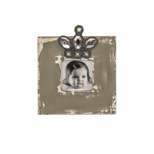 Zentique Wood Handcrafted Photo Frame with Natural Finish, Sturdy MDF Backing, Tabletop Display Charm W5 x H5 x D0.5 1453-1