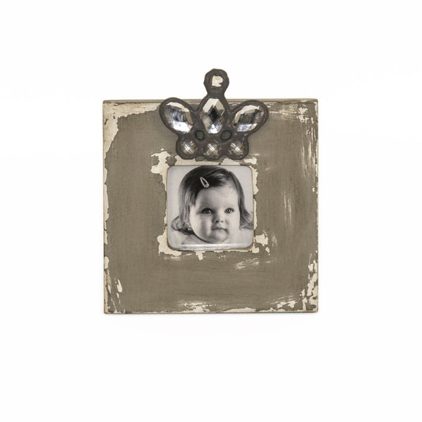 Zentique Wood Handcrafted Photo Frame with Natural Finish, Sturdy MDF Backing, Tabletop Display Charm W5 x H5 x D0.5 1453-1