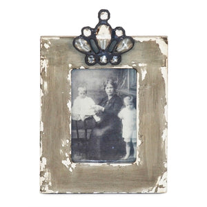 Zentique Wood Photo Frame - Rustic Charm Meets Modern Elegance For Stunning Memory Displays In Your Home Decor Distressed Grey Wood ,Mdf 1453-2