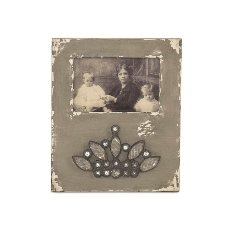 Zentique Wood Handcrafted Photo Frame with Natural Finish, Sturdy MDF Backing, Tabletop Display Charm W10 x H8 x D0.5 1453-4