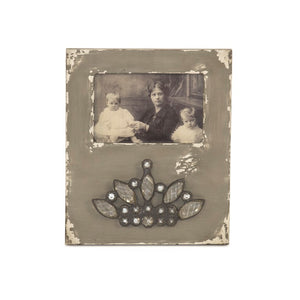 Zentique Wood Handcrafted Photo Frame with Natural Finish, Sturdy MDF Backing, Tabletop Display Charm W10 x H8 x D0.5 1453-4