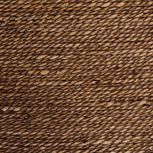 Baxton Studio bali Bali Jasper Seagrass Dining Chair - Handwoven Coastal Accent with Mahogany Frame & Cushioned Seat MD-39836 Jasper-Brown Wash-Cushion-DC