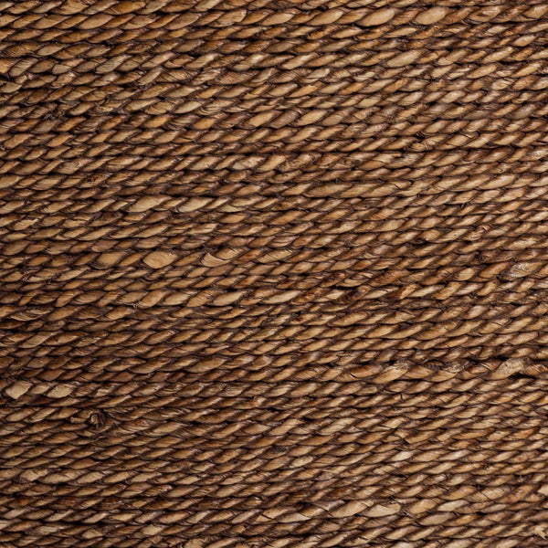 Baxton Studio bali Bali Jasper Seagrass Dining Chair - Handwoven Coastal Accent with Mahogany Frame & Cushioned Seat MD-39836 Jasper-Brown Wash-Cushion-DC