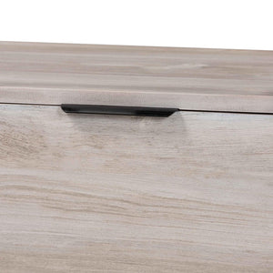 Baxton Studio bali Alvaro Wood Storage Trunk - Modern Farmhouse Blanket Chest & Versatile Seating for Home Decor Alvaro-White Wash-Wooden-Bench-Boxed