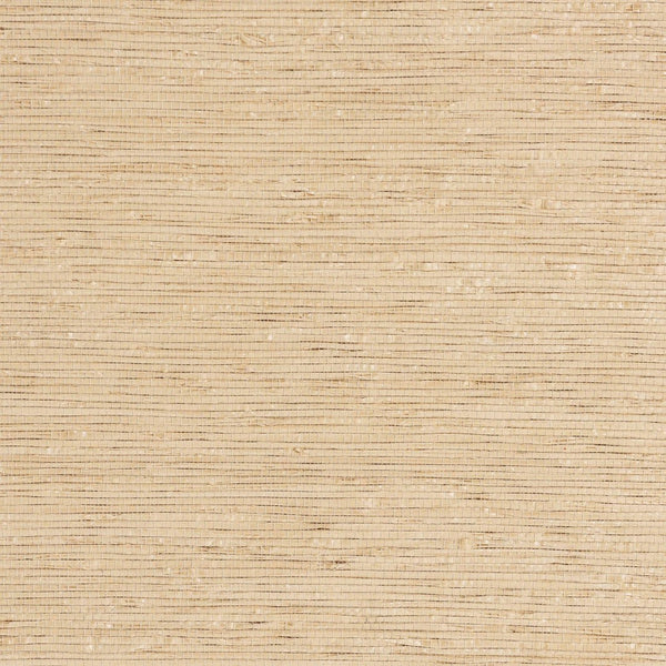 Baxton Studio bali William Grasscloth Nightstand - Coastal 1-Drawer Bedside Table with Gold Knob & Open Shelves William-Light Brown-Woven Grasscloth-NS