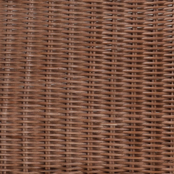 Baxton Studio bali Bali Rivan Natural Rattan Dining Chair - Handcrafted Boho Accent with Cushioned Seat & Openwork Back Rivan-Light Brown Rattan-Cushion-DC