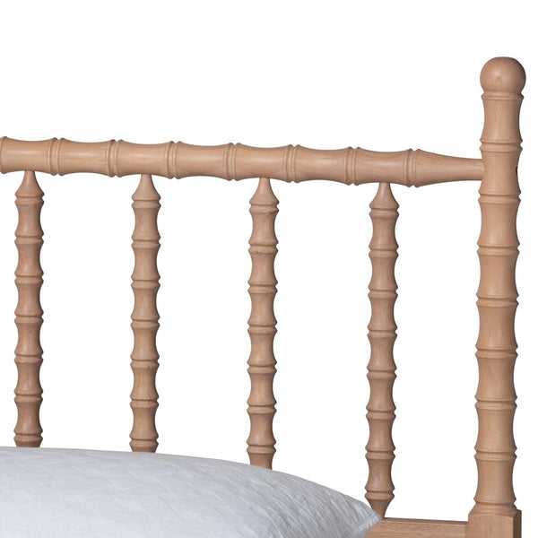 Baxton Studio Baxton Studio Laurent 4-Piece Cottage Farmhouse Bedroom Set - Stylish Queen Bed, Dresser & Nightstands Femi-Beech-Queen 4PC Bedroom Set