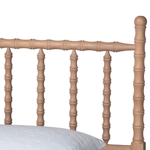 Baxton Studio Baxton Studio Laurent Cottage Farmhouse 4-Piece Bedroom Set - Spindle Bed, Dresser, Chest & Nightstand Candis-Beech-Queen 4PC Bedroom Set