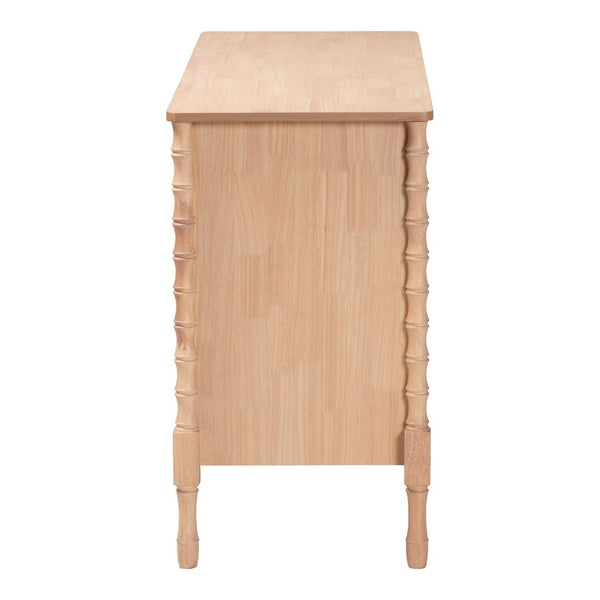 Baxton Studio Baxton Studio Laurent Dresser - 6-Drawer Versatile Storage Cabinet with Bamboo Legs for Stylish Bedrooms MG9017-Beech-6DW-Dresser